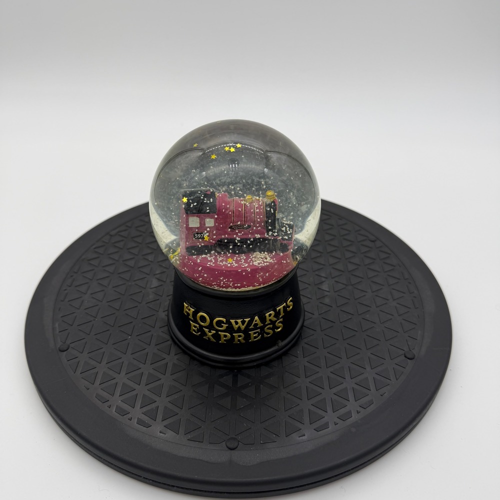 WORKS Harry Potter Hogwarts Express Light Up Snow Globe Silver Buffalo